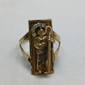 ANILLO ORO 10 K 5 GRMS (SEMINUEVO)