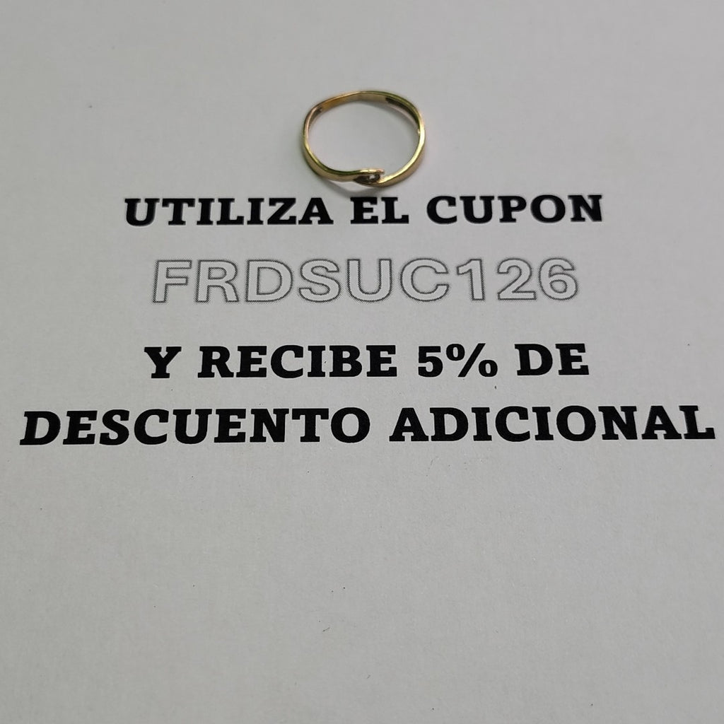ANILLITO ORO 14 K 0.9 GRMS (SEMINUEVO)