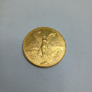 Moneda Centenario Cincuenta Pesos Oro Mexicano 21.6K