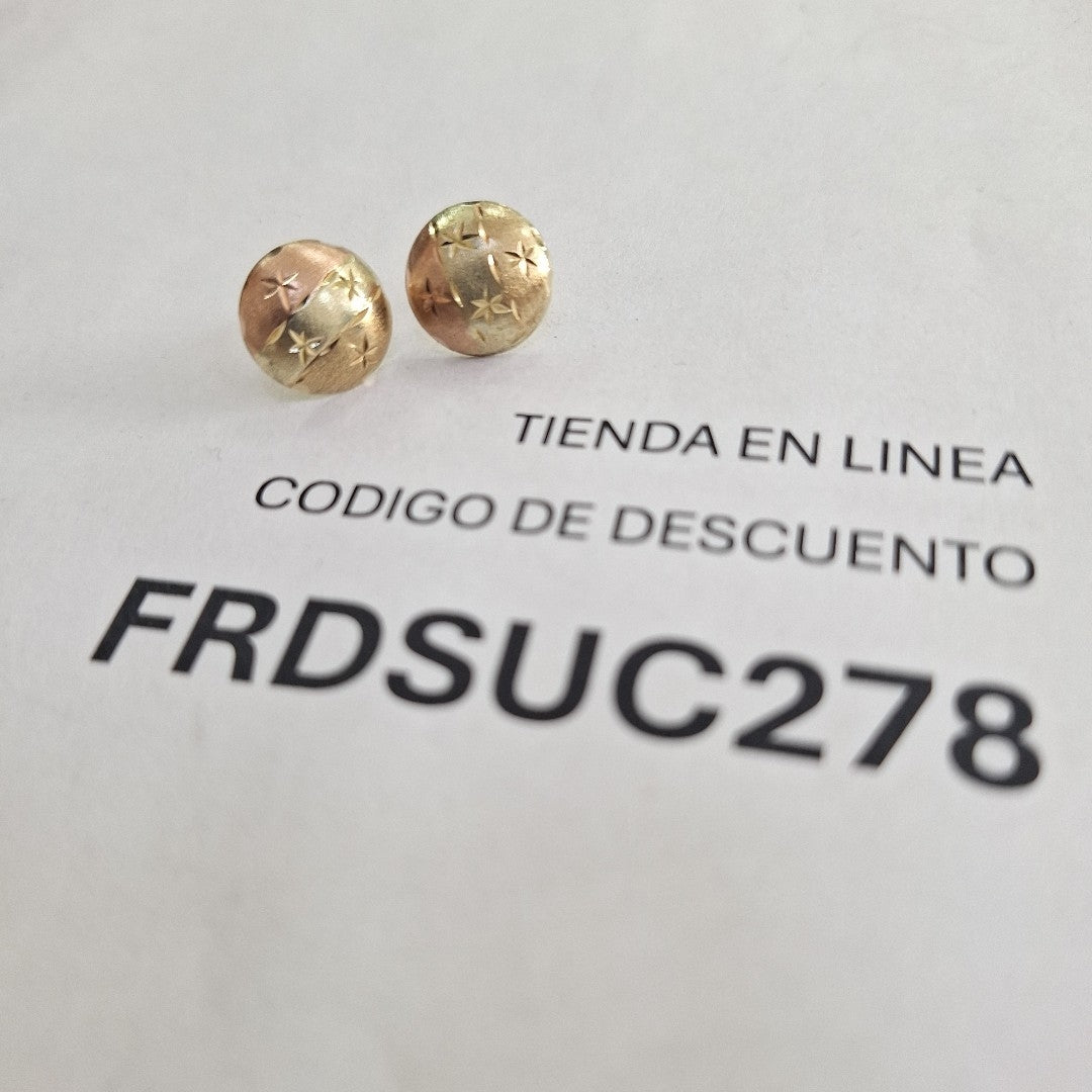 ARETES PAR ORO 10 K 1,60 GRMS (SEMINUEVO)