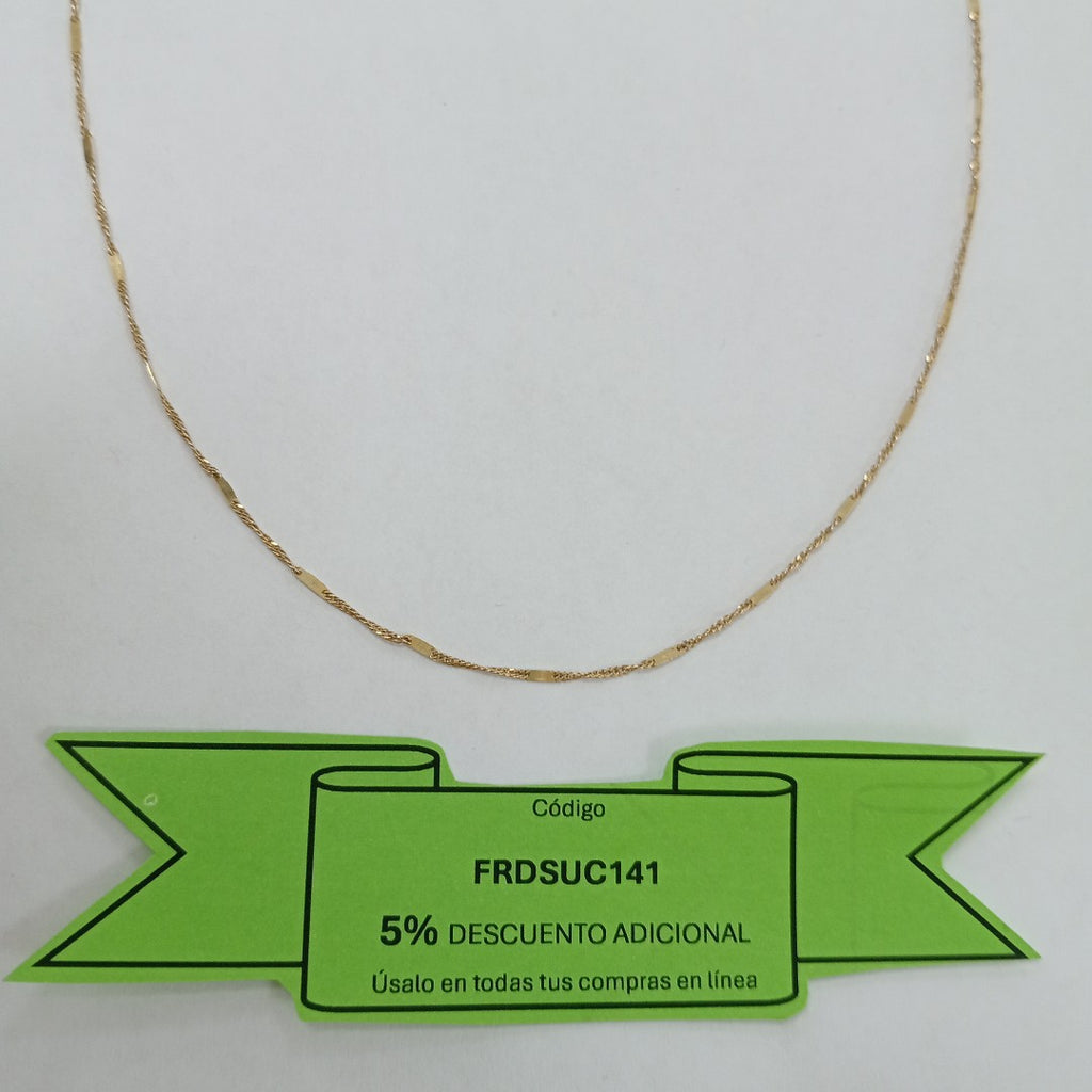CADENA ORO 14 K 1.9 GRMS (SEMINUEVO)