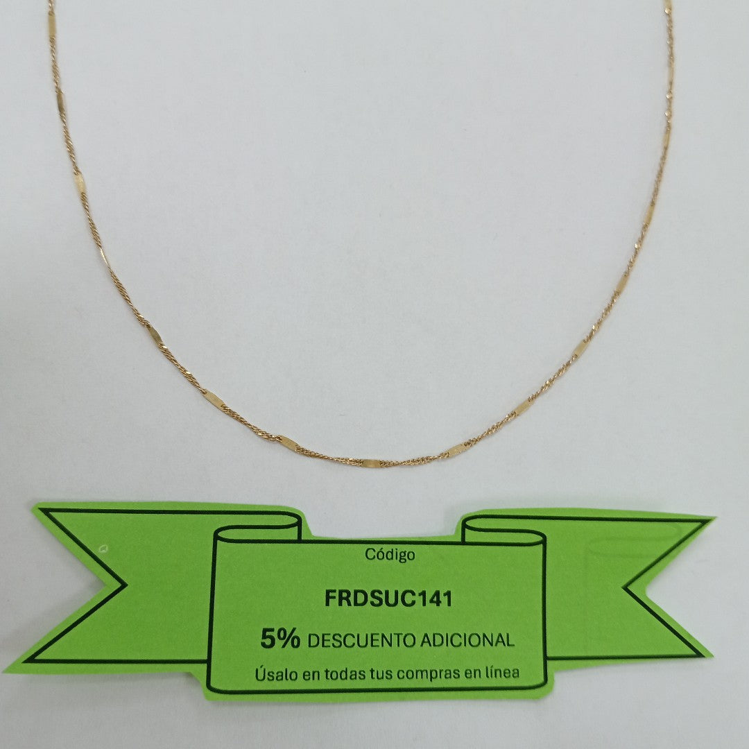 CADENA ORO 14 K 1.9 GRMS (SEMINUEVO)