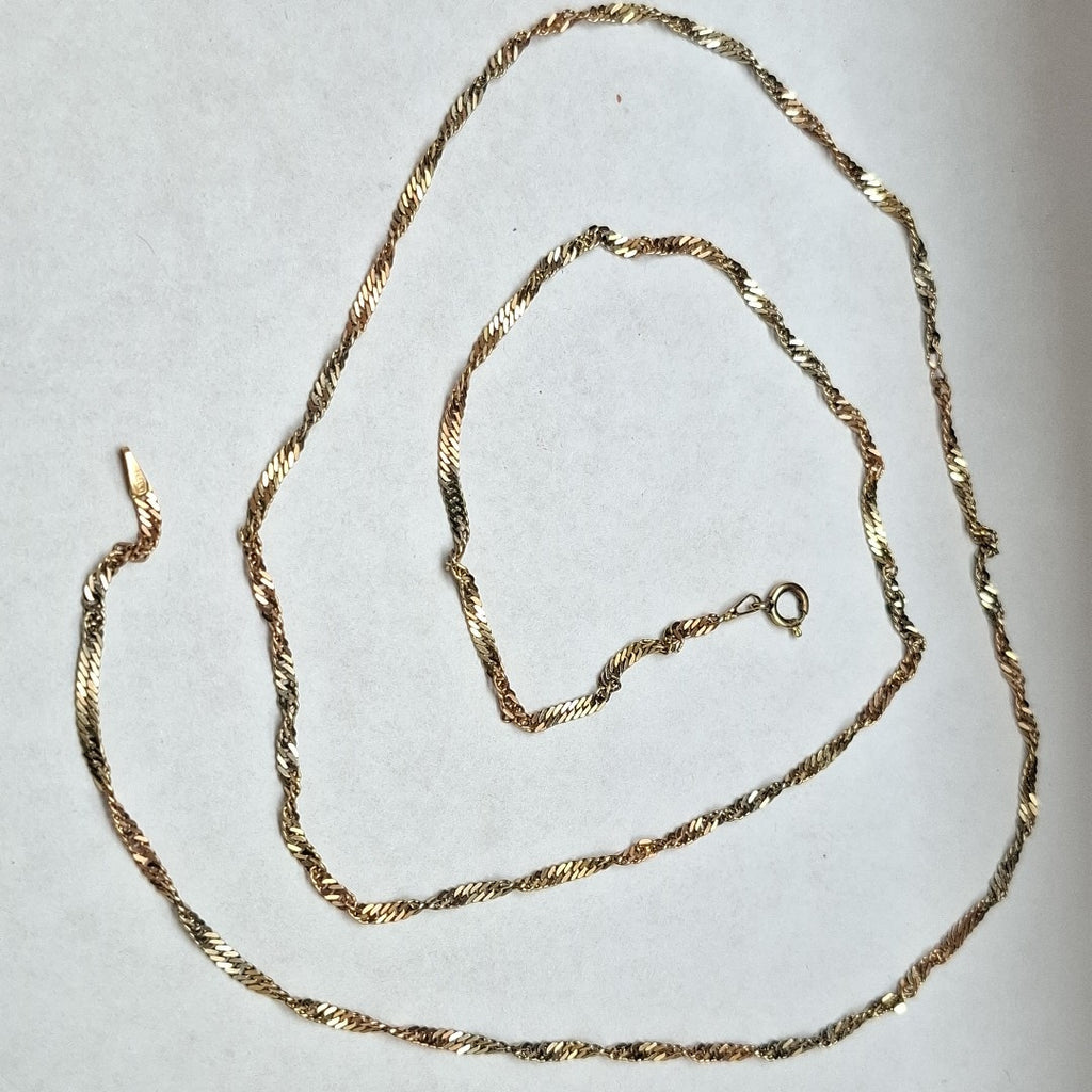 CADENA ORO,ORO COMBINADO 14 K 5,90 GRMS (SEMINUEVO)