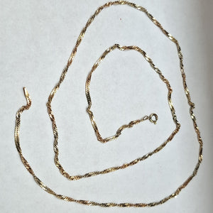 CADENA ORO,ORO COMBINADO 14 K 5,90 GRMS (SEMINUEVO)