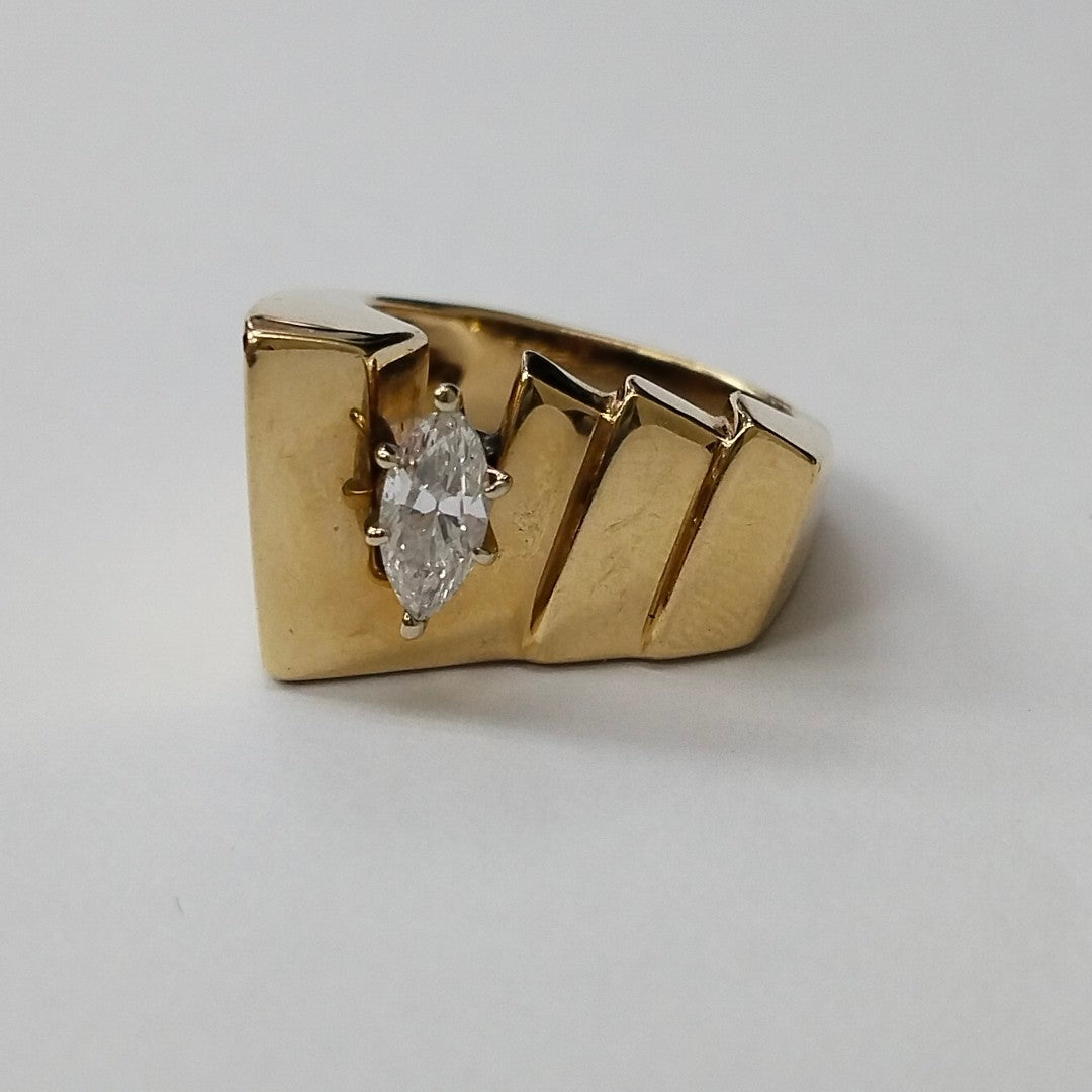 ANILLO ORO 14 K 10,50 GRMS (SEMINUEVO)