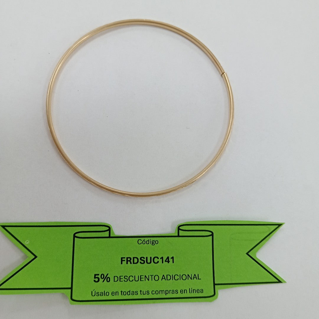 PULSERA RIGIDA ORO 10 K 3.3 GRMS (SEMINUEVO)