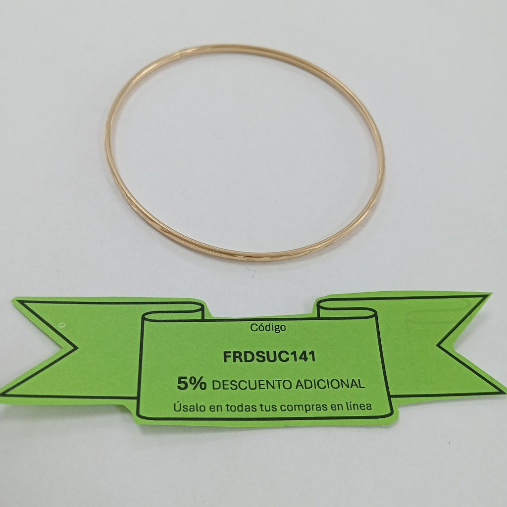 PULSERA RIGIDA ORO 10 K 3.4 GRMS (SEMINUEVO)