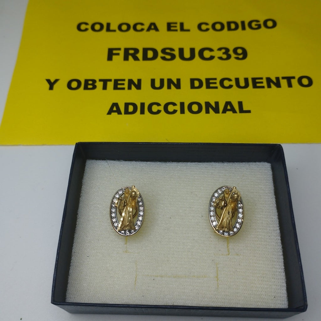 ARETES PAR ORO 14 K 6.1 GRMS (SEMINUEVO)