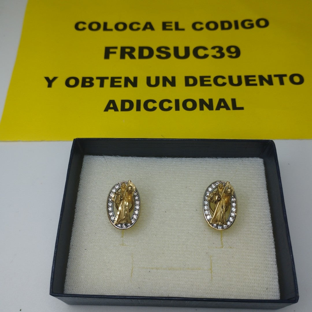 ARETES PAR ORO 14 K 6.1 GRMS (SEMINUEVO)