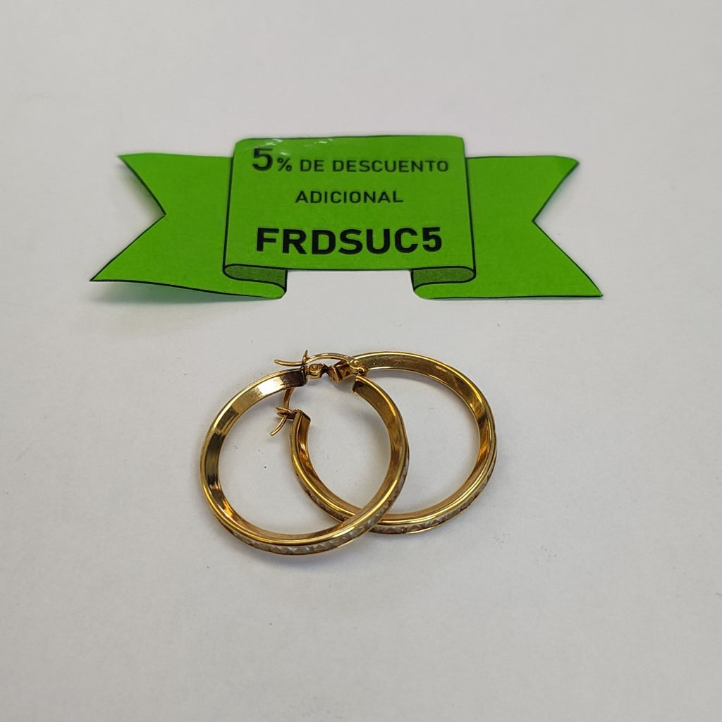 ARRACADAS PAR ORO 10 K 6,10 GRMS (SEMINUEVO)