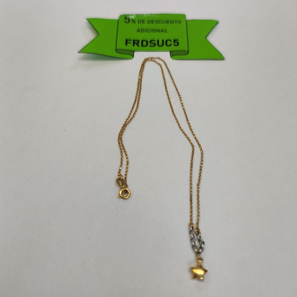 GARGANTILLA ORO COMBINADO 14 K 1,90 GRMS (SEMINUEVO)