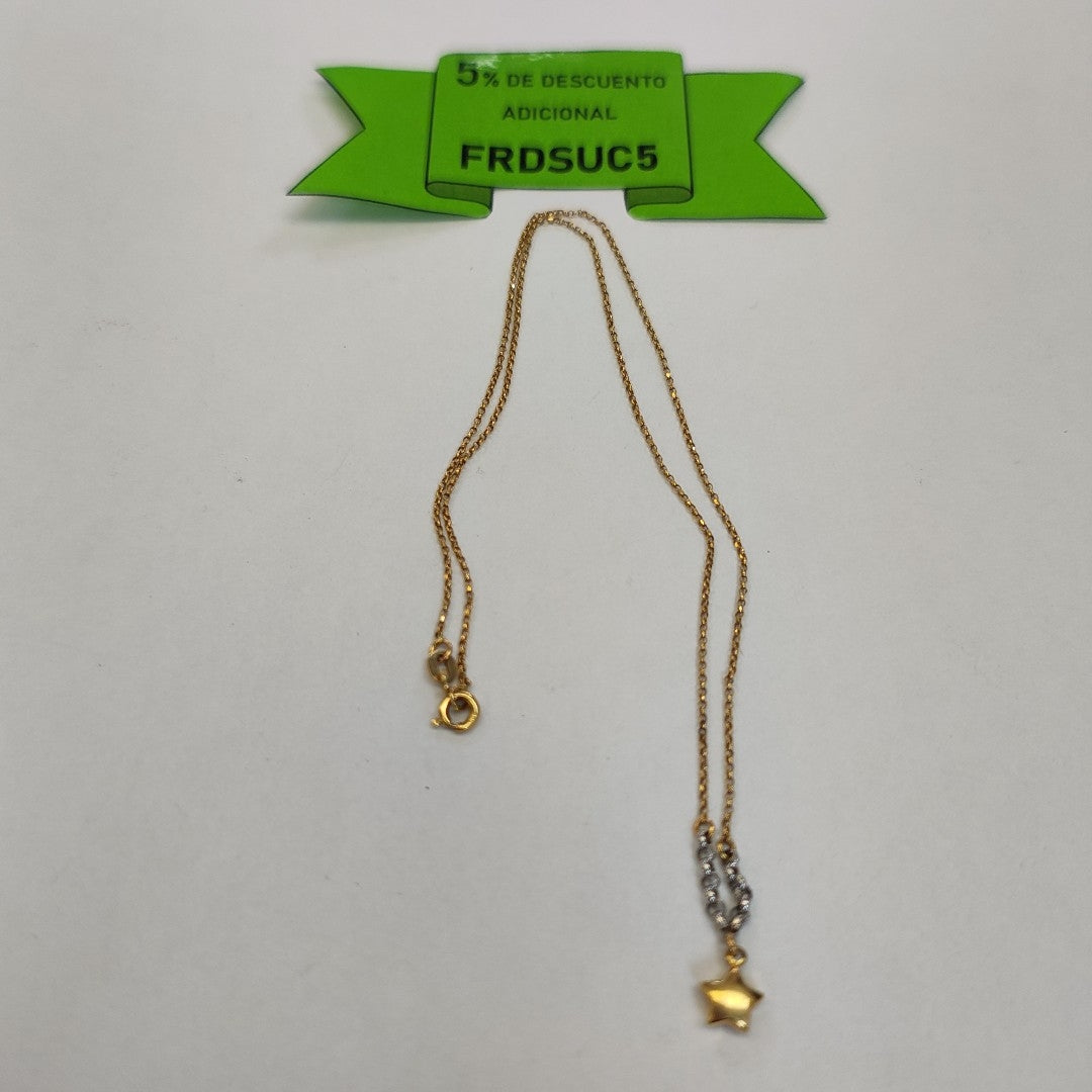 GARGANTILLA ORO COMBINADO 14 K 1,90 GRMS (SEMINUEVO)