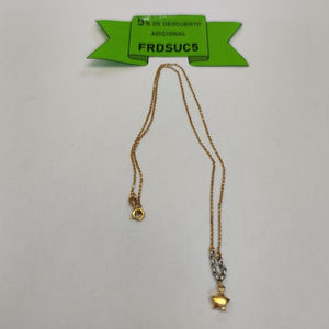 GARGANTILLA ORO COMBINADO 14 K 1,90 GRMS (SEMINUEVO)