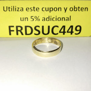 ARGOLLA ORO 10 K 2.3 GRMS (SEMINUEVO)