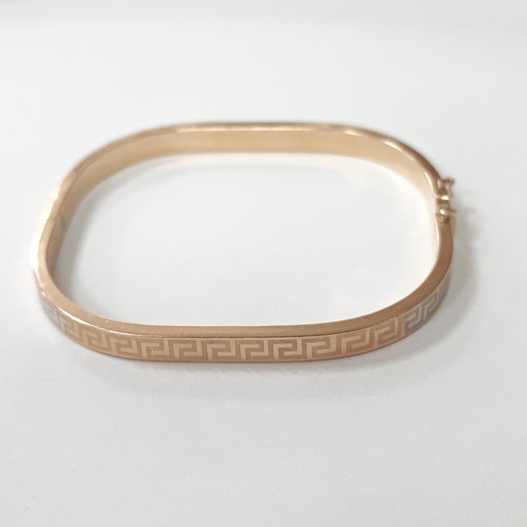 PULSERA RIGIDA ORO 10 K 7.6 GRMS (SEMINUEVO)