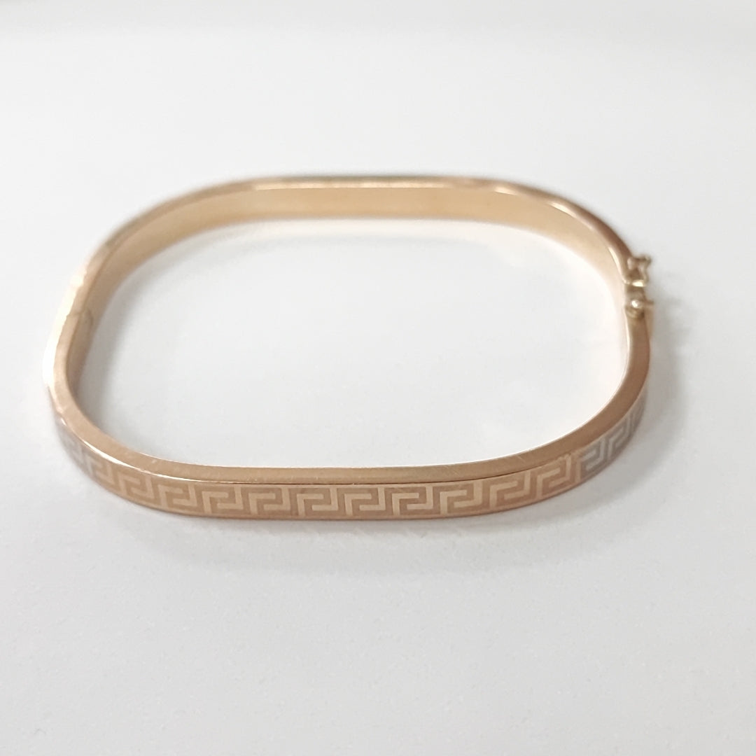 PULSERA RIGIDA ORO 10 K 7.6 GRMS (SEMINUEVO)