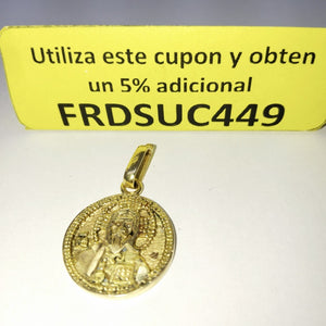 DIJE, MEDALLA RELIGIOSA ORO 16K 10.1 GRMS (SEMINUEVO)