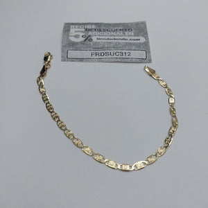 PULSERAS GUCHI ORO 14K 18 CM 2.8 GR (NUEVO)