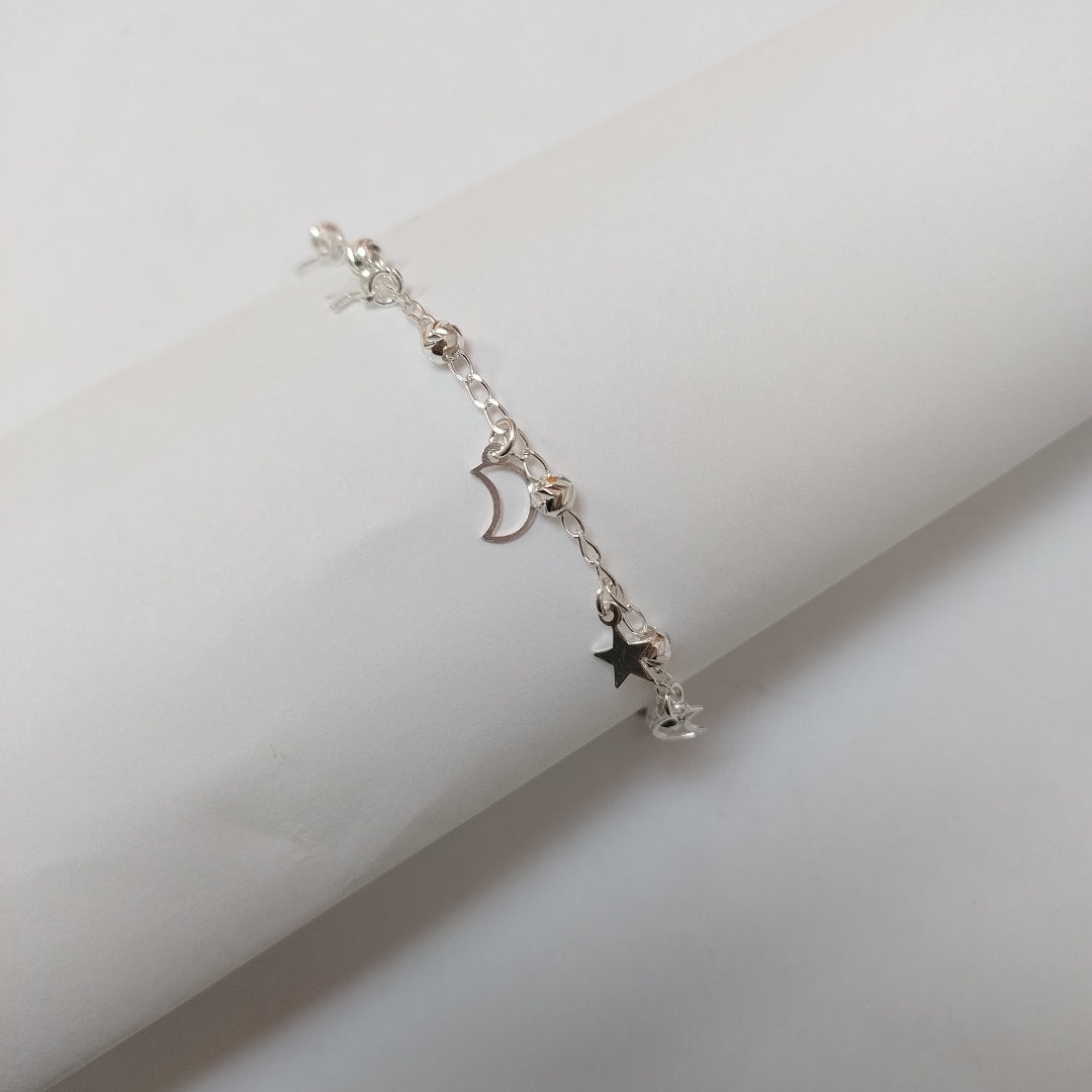 PULSERA TEJIDO TEJIDO ESPECIAL PLATA .925 18 CM 3.1 GR (NUEVO)