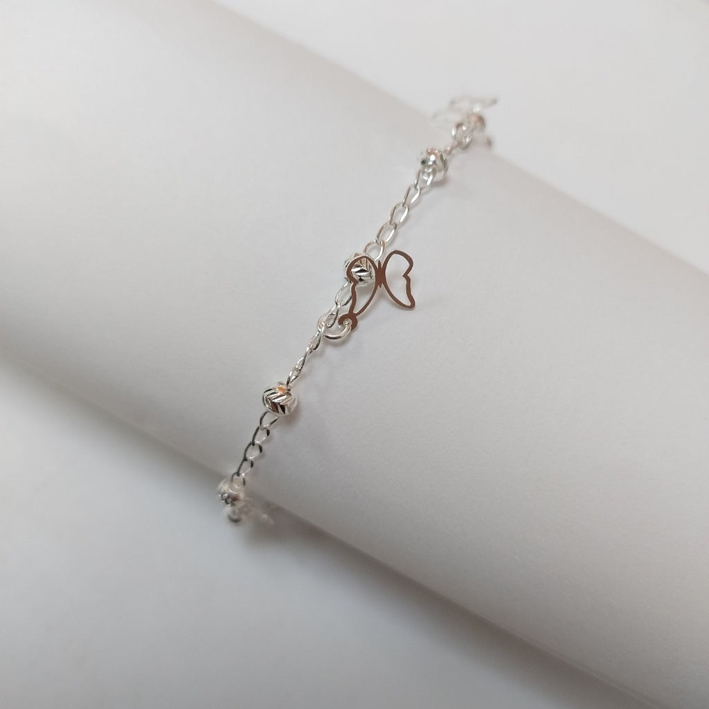 PULSERA TEJIDO ESPECIAL PLATA .925 18 CM 2.9 GR (NUEVO)