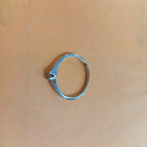 SOLITARIO ORO BLANCO 14 K 1,10 GRMS (SEMINUEVO)