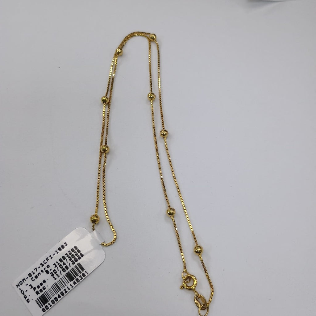 CADENA ORO 14 K 3.4 GRMS (SEMINUEVO)