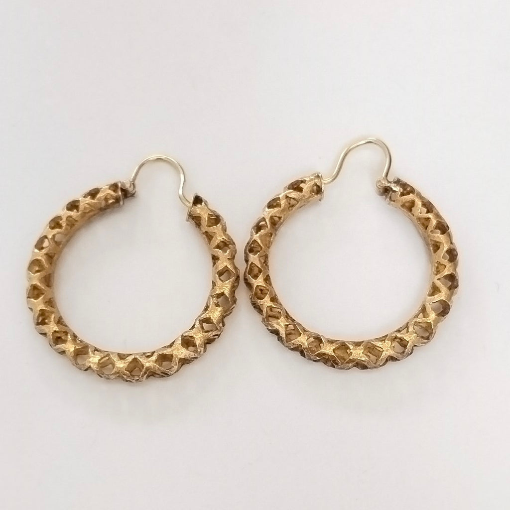 ARRACADAS PAR ORO 18 K 12 GRMS (SEMINUEVO)