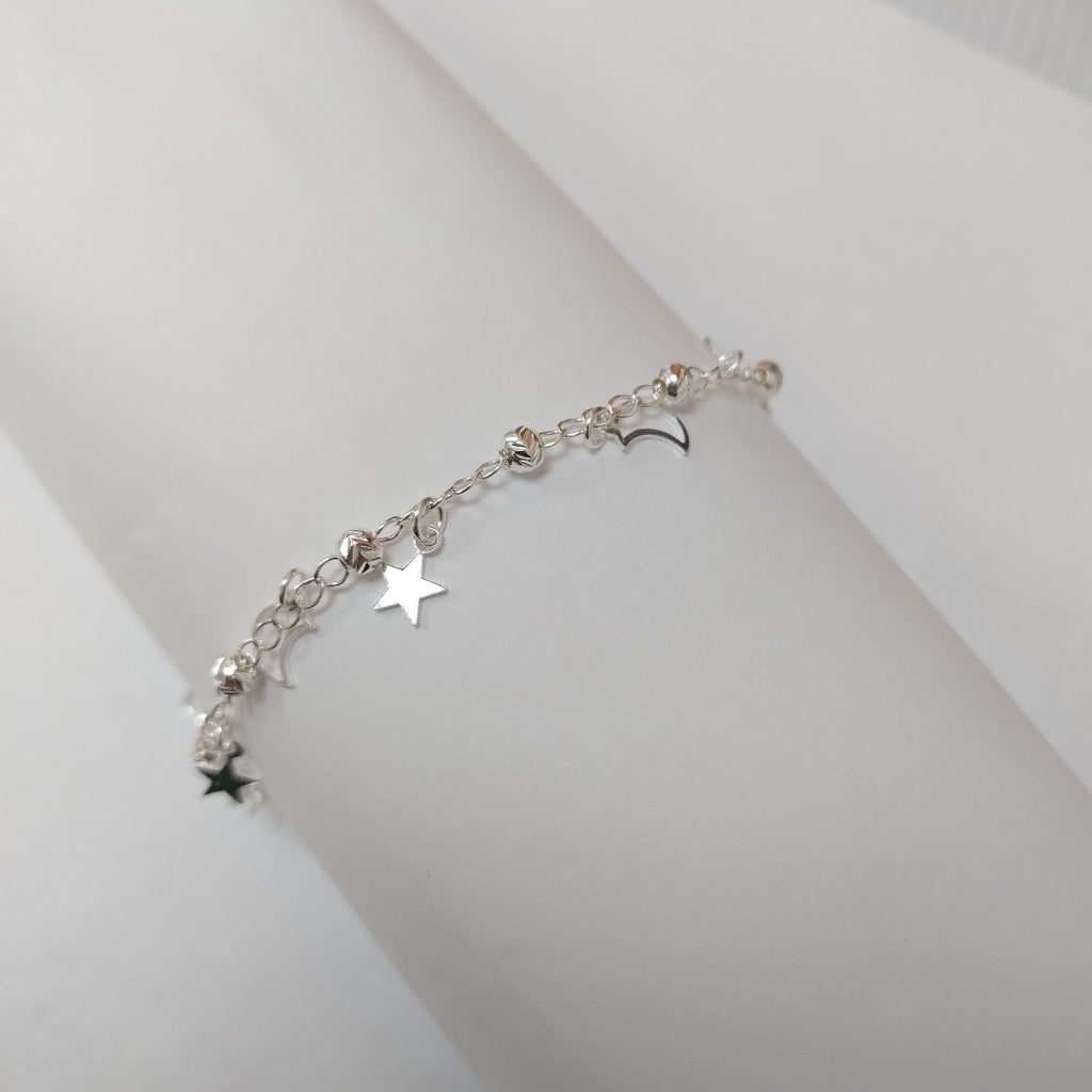PULSERA TEJIDO TEJIDO ESPECIAL PLATA .925 18 CM 3.1 GR (NUEVO)
