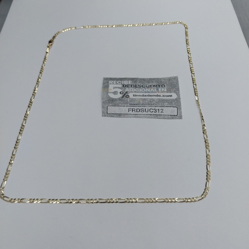 CADENAS 3X1 ORO 14K 55 CM 5.1 GR (NUEVO)