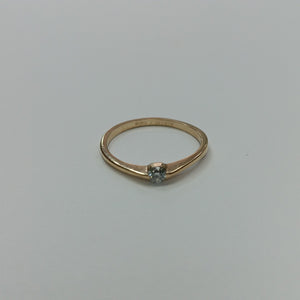 SOLITARIO ORO 14 K 1.6 GRMS (SEMINUEVO)