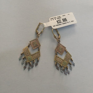 ARETES PAR ORO 14 K 4.8 GRMS (SEMINUEVO)
