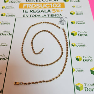 CADENA ORO 14 K 16.9 GRMS (SEMINUEVO)