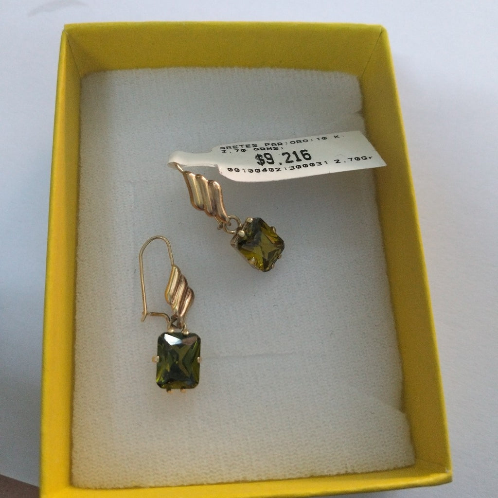 ARETES PAR ORO 10 K 2,70 GRMS (SEMINUEVO)