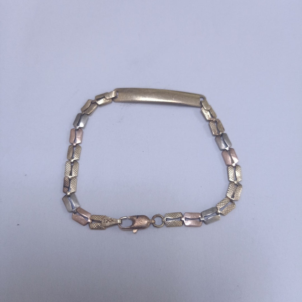 ESCLAVA ORO COMBINADO 14 K 4.6 GRMS (SEMINUEVO)