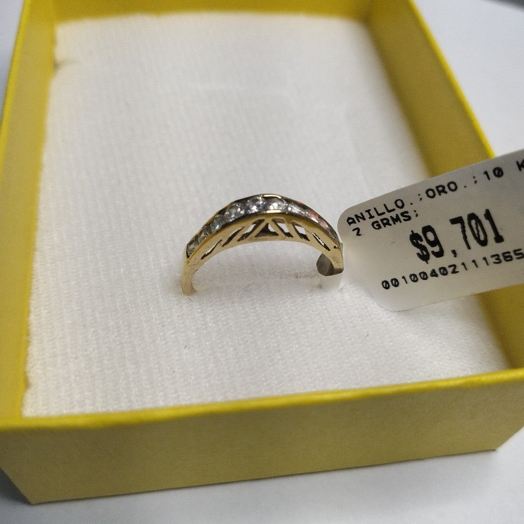 ANILLO ORO 10 K 2.2 GRMS (SEMINUEVO)