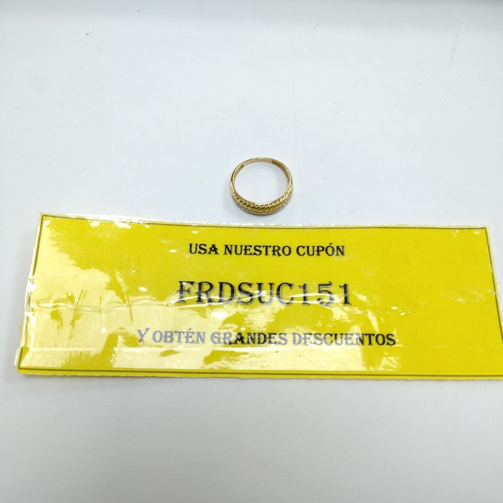 ANILLO ORO 14 K 1,70 GRMS (SEMINUEVO)