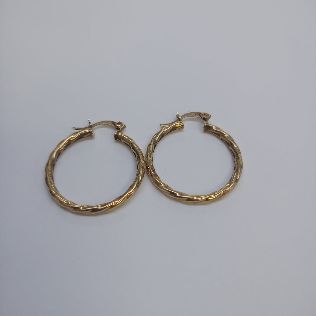 ARRACADAS PAR ORO 10 K 3.7 GRMS (SEMINUEVO)