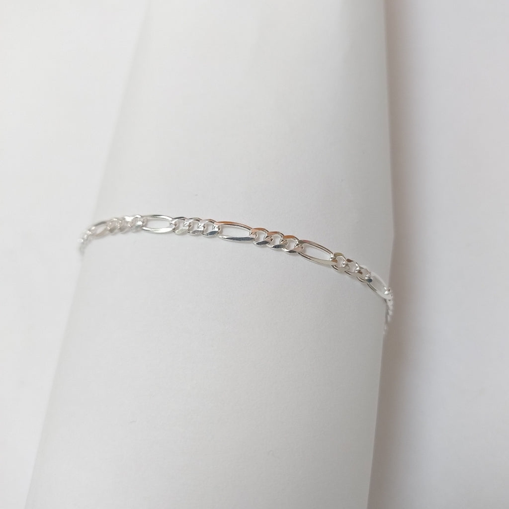 PULSERA TEJIDO 3X1 PLATA .925 18 CM 2.8 GR (NUEVO)