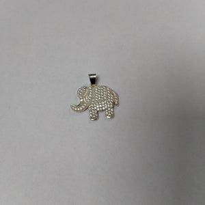 DIJE ELEFANTE C/CIRCONIAS PLATA .925 5.2 GR (NUEVO)