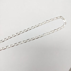 CADENA TEJIDO ESLABONES PLATA .925 60 CM 10.7 GR (NUEVO)