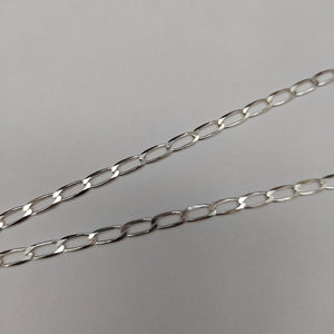 CADENA TEJIDO ESLABONES PLATA .925 55 CM 10.1 GR (NUEVO)