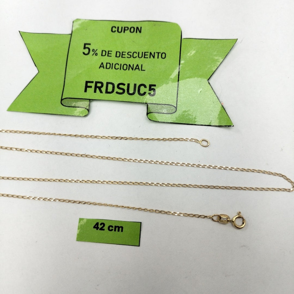 CADENA ORO 14 K 1.1 GRMS (SEMINUEVO)