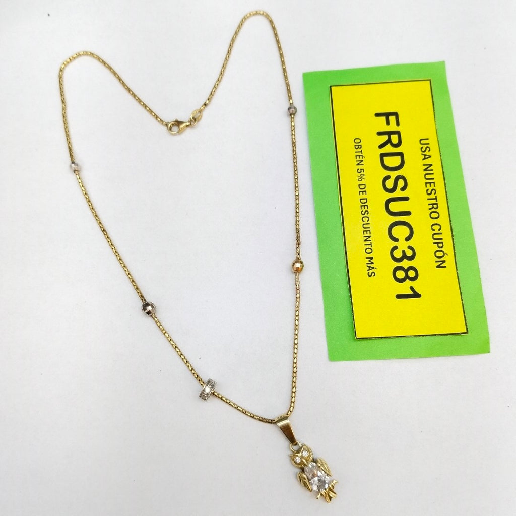 COLLAR ORO, ORO COMBINADO 10 K 7.6 GRMS (SEMINUEVO)