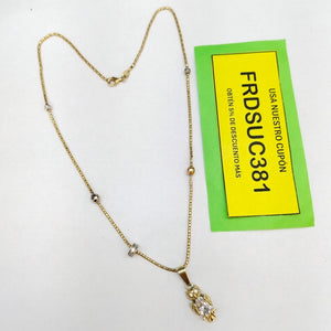 COLLAR ORO, ORO COMBINADO 10 K 7.6 GRMS (SEMINUEVO)