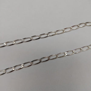 CADENA TEJIDO ESLABONES PLATA .925 55 CM 9.7 GR (NUEVO)