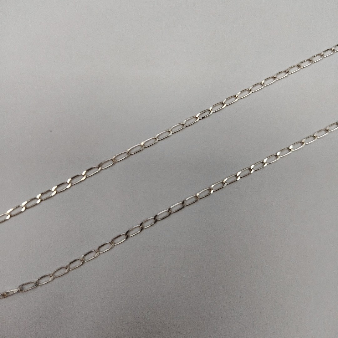 CADENA TEJIDO ESLABONES PLATA .925 55 CM 2.9 GR (NUEVO)