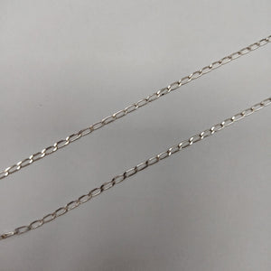 CADENA TEJIDO ESLABONES PLATA .925 55 CM 2.9 GR (NUEVO)