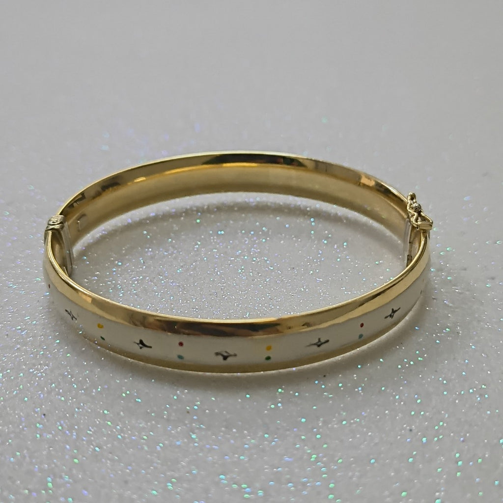 PULSERA RIGIDA ORO 14 K 10,30 GRMS (SEMINUEVO)