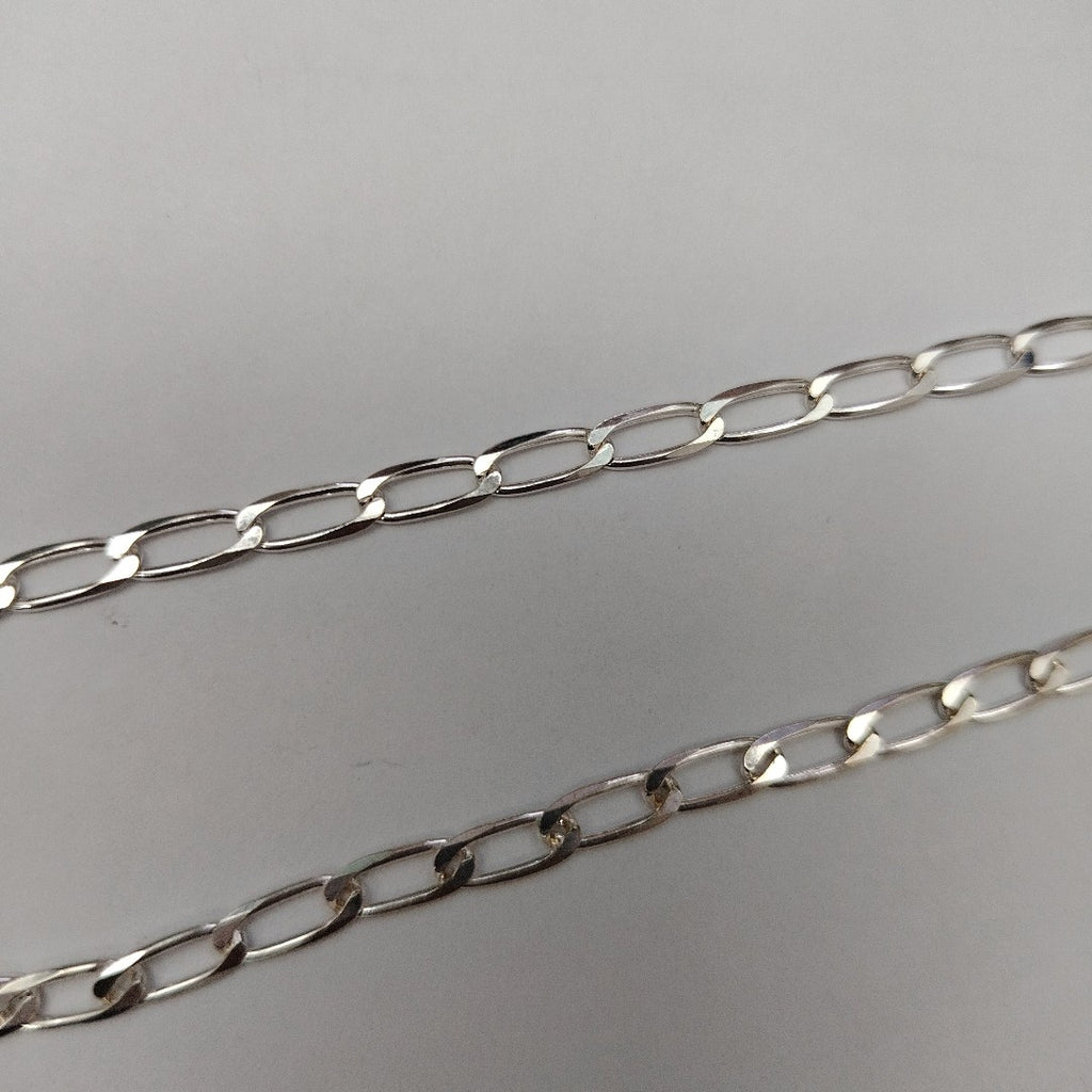 CADENA TEJIDO ESLABONES PLATA .925 55 CM 10.3 GR (NUEVO)