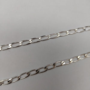 CADENA TEJIDO ESLABONES PLATA .925 55 CM 10.3 GR (NUEVO)